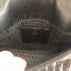 Sac à Main Lanvin Happy Mini Pop Bag - Cuir Taupe, Format Mini, Style Bandoulière, Occasion Très Bon état